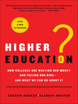 cover image of Higher Education?
